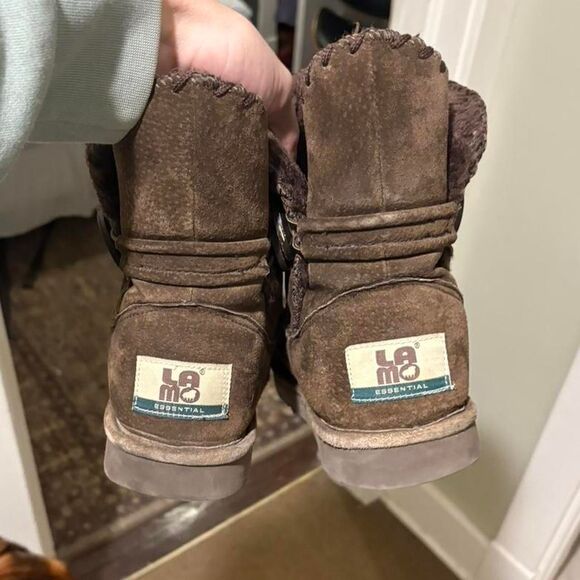 Lamo Womens Button Mini Boots SZ 8 - Picture 3 of 4